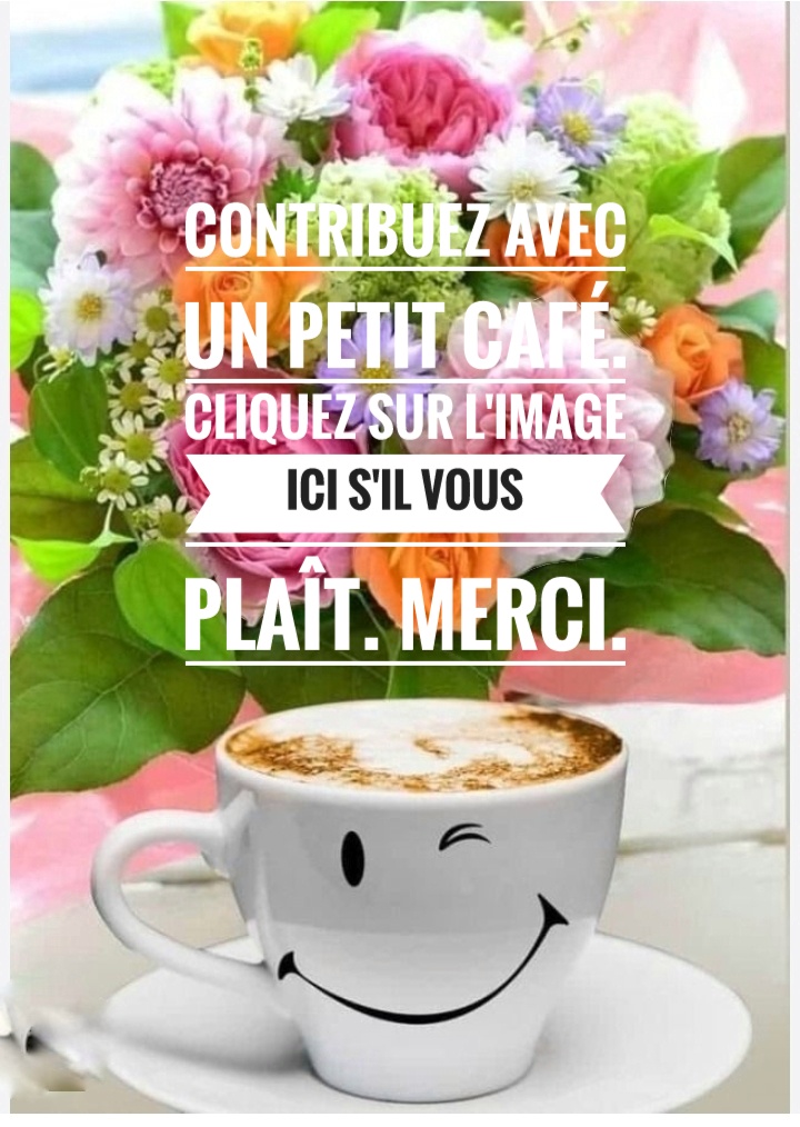 Contribuez avec un petit café.