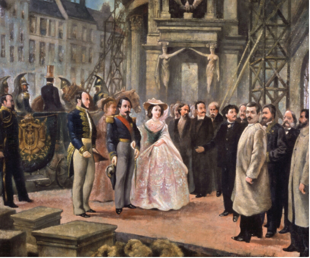 Napoleon III en la Opera de Paris